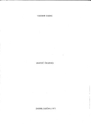 vladimir gudac: unatoč činjenici