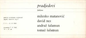 kartolina, pozivnica: pradjedovi