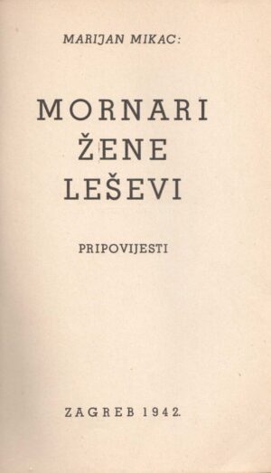 marijan mikac: mornari Žene leševi