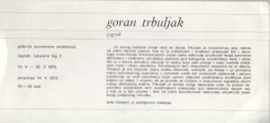 kartolina - goran trbuljak