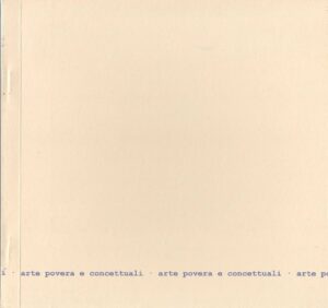 arte povere e concettuali, katalog