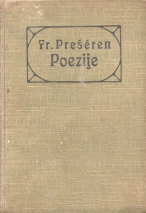 fr. prešeren: poezije