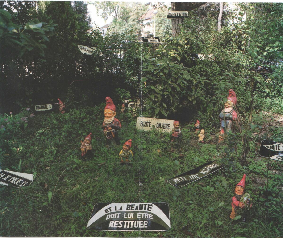 riječi i slike, katalog izložbe i kartolina