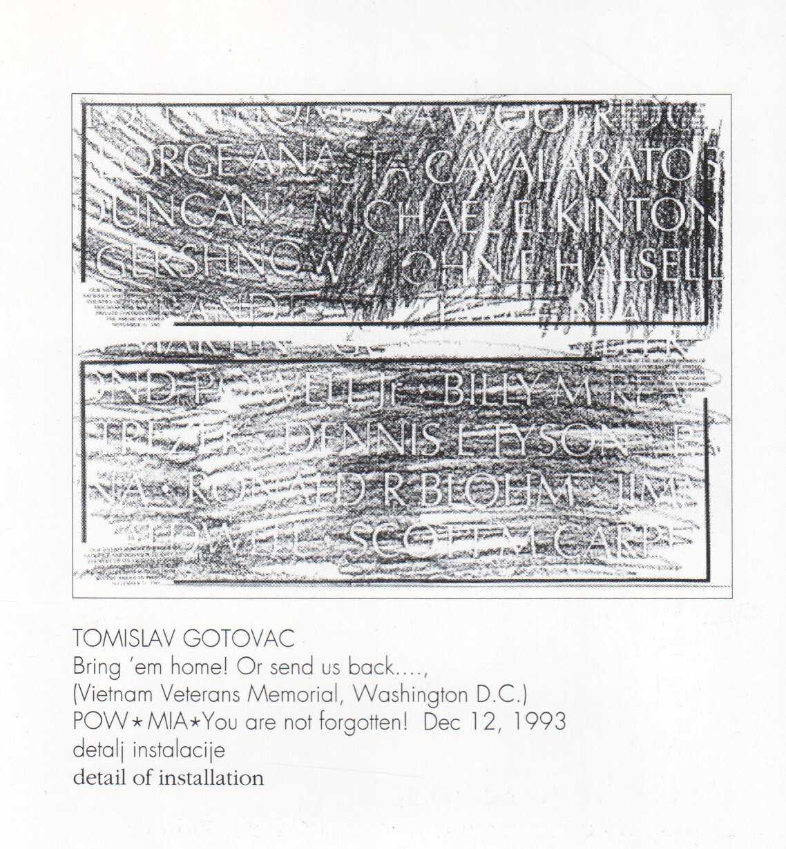 riječi i slike, katalog izložbe i kartolina