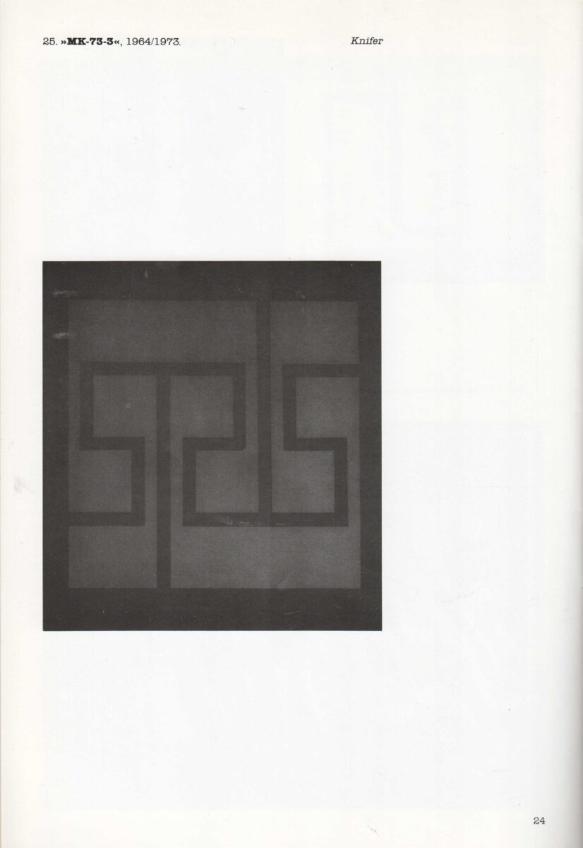 knifer i kulmer, katalog izložbe