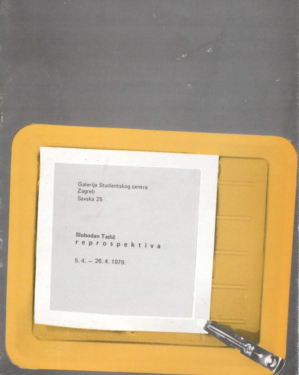 slobodan tadić, katalog izložbe