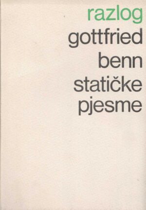 gottfried benn -statičke pjesme