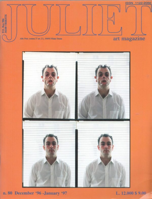 juliet, art magazin n.80 december 96 - january 97