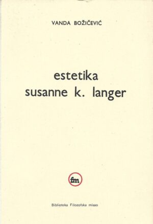vanda božičević: estetika susanne k. langer