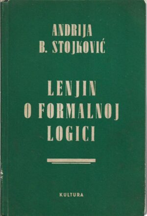 andrija b. stojković: lenjin o formalnoj logici
