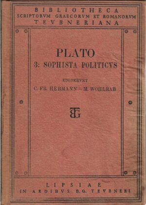 platon (c. fr. hermann, m. wohlrab, ur.): sophista et politicus