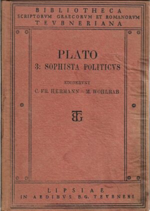 platon (c. fr. hermann, m. wohlrab, ur.): sophista et politicus