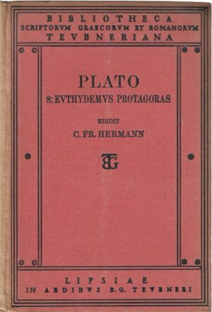 platon (c. fr. hermann, ur.): euthydemus, protagoras