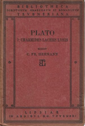 platon (c. fr. hermann, ur.): charmides, laches, lysis