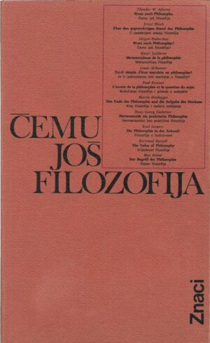 josip brkić (izbor i pogovor): Čemu još filozofija