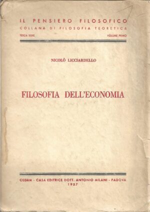 nicolo licciardello: filosofia dell'economia