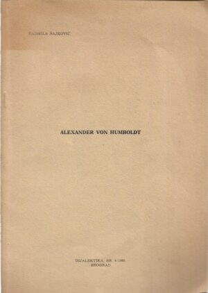radmila Šajković: alexander von humboldt