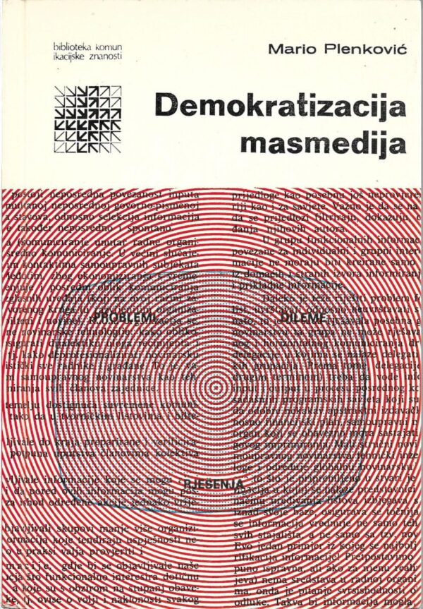 mario plenković: demokratizacija masmedija