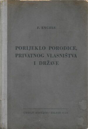 friedrich engels: porijeklo porodice, privatnog vlasništva i države