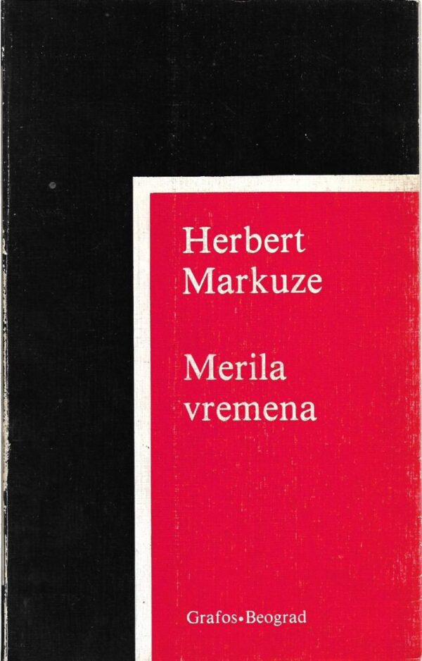herbert marcuse: merila vremena