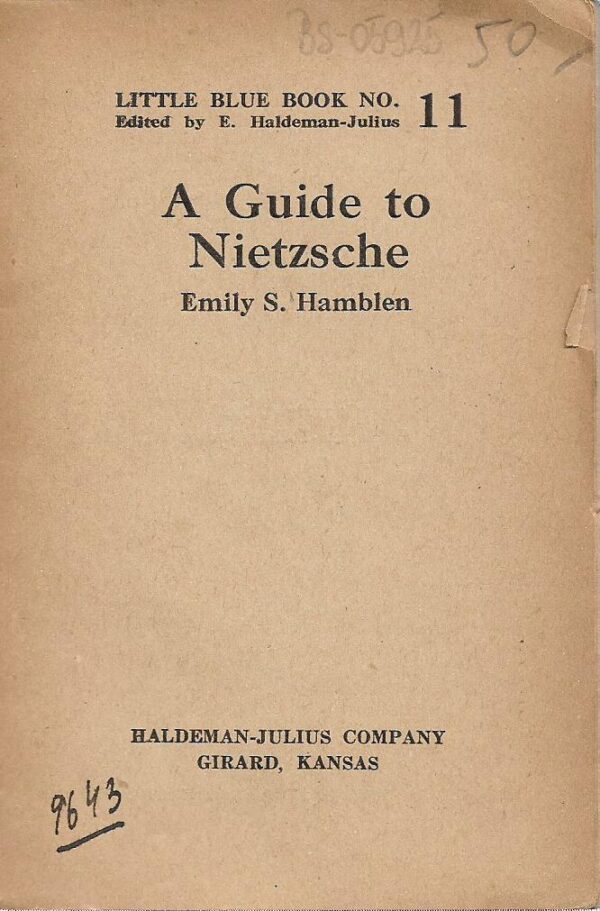 emily s. hamblen: a guide to nietzsche