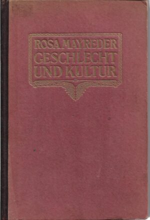 rosa mayreder: geschlecht und kultur