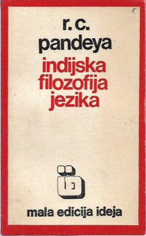 r.c. pandeya: indijska filozofija jezika