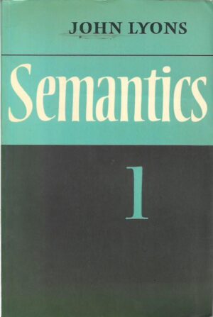 john lyons: semantics (1-2)
