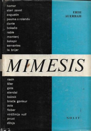 erich auerbach: mimesis (prikazivanje stvarnosti u zapadnoj književnosti) (kopiraj)