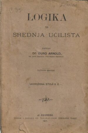Đuro arnold: logika za srednja učilišta