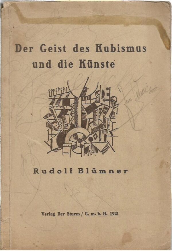 rudolf blümner: der geist des kubismus und die künste