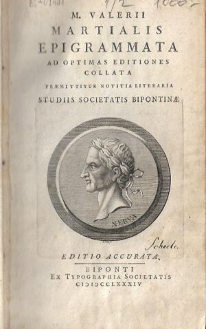 m. valerii: martialis epigrammata ad optimas editiones collata (1-2)