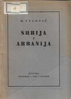 dimitrije tucović: srbija i arbanija