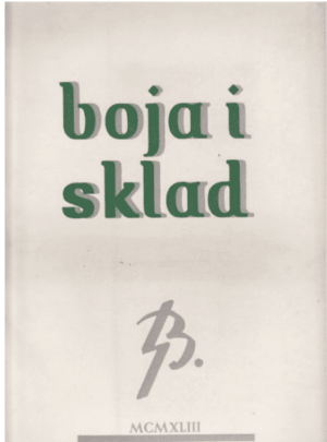 boja i sklad. prilozi za upoznavanje hrvatskog seljačkog umieća