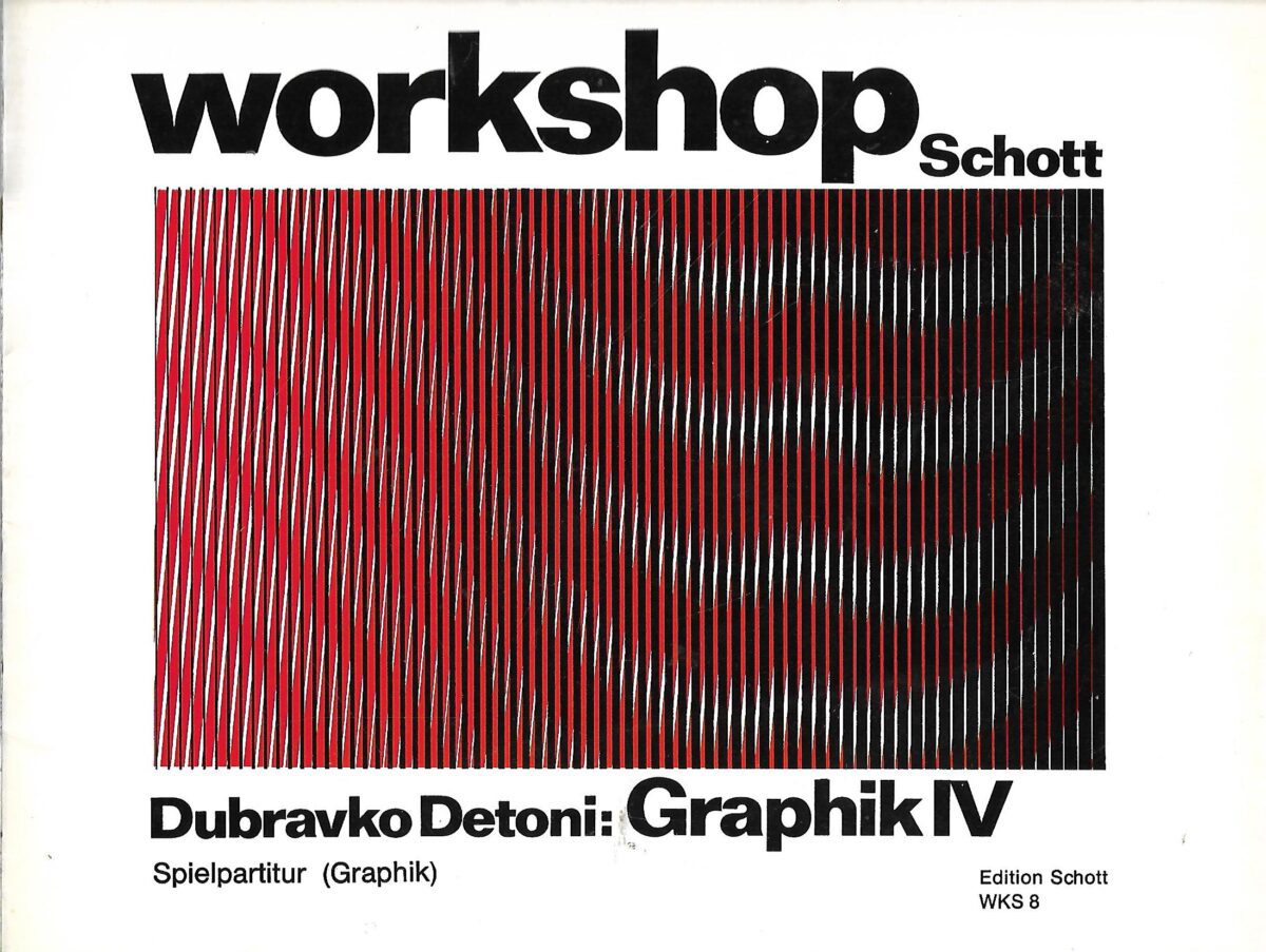 Dubravko Detoni: Graphik IV.