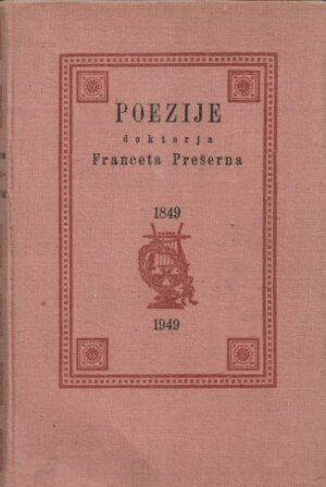 poezije doktorja franceta prešerna