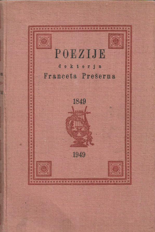 poezije doktorja franceta prešerna
