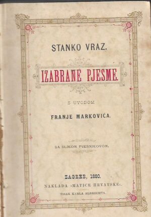 stanko vraz: izabrane pjesme