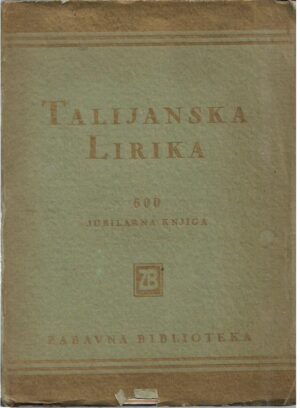 o. delorko i a. nizeteo: talijanska lirika
