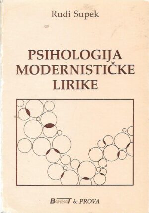 rudi supek: psihologija modernističke lirike
