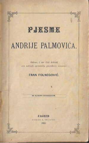 andrija palmović: pjesme