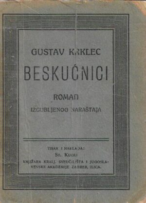 gustav krklec: beskućnici
