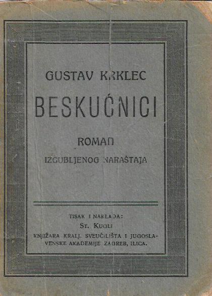 gustav krklec: beskućnici