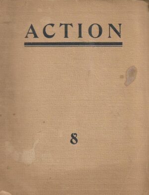 florent fels, robert mortier, marcel sauvage: action 8 - cahiers de philosophie et d'art