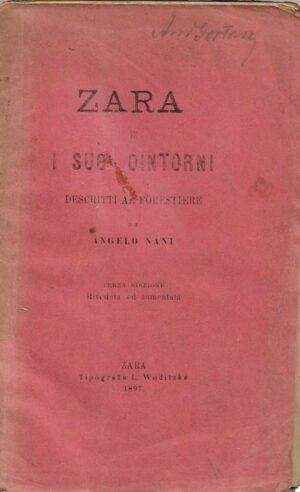 angelo nani: zara e i suoi dintorni
