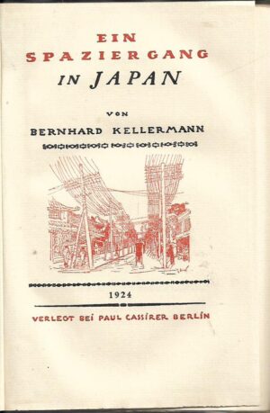 bernhard kellermann: ein spaziergang in japan