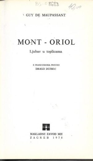 guy de maupassant: mont-oriol