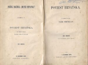 tade smičiklas: poviest hrvatska, dio drugi od godine 1526-1848