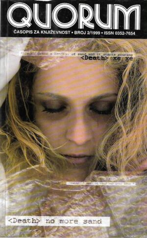 miroslav mićanović (ur.), roman simić (ur.): quorum - časopis za književnost - godina xv, broj 2, 1999.
