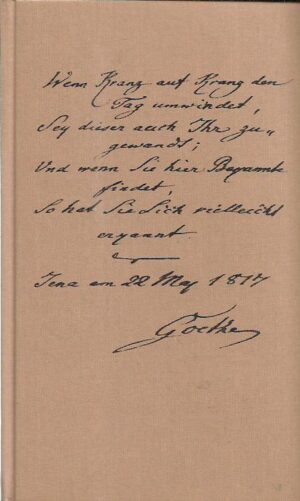 richard friedenthal: goethe-weisheiten im ernsten und heiteren ton